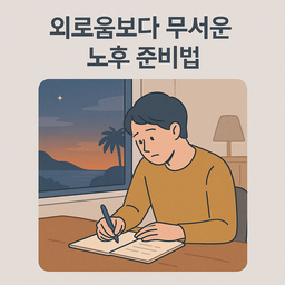 외로움보다 무서운 노후 준비법